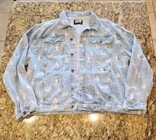 Oh My Disney 101 Dalmatians Denim Jacket Size Xl Extra Large Lightly Used
