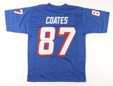 Ben Coates Signed Football Jersey (JSA) New England Patriots