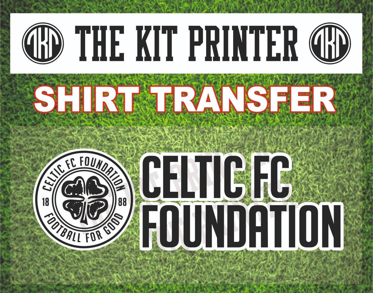 CELTIC FC FOUNDATION SHIRT SPONSOR TRANSFER FOOTBALL FLEX VINYL