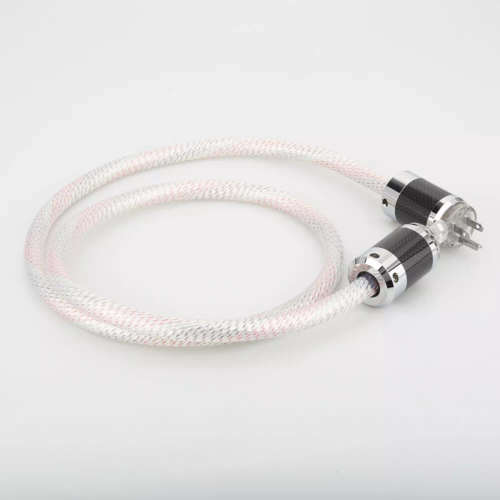 12Cores 7N OCC Silver Plated HiFi Audio Power Cable EU US AC Mains Supply Cord - Picture 14 of 19