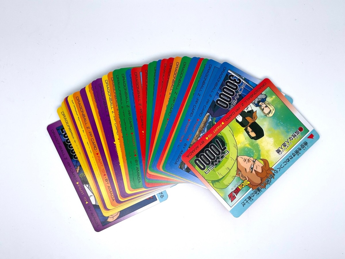 Dragon Ball Carddass Prism Cards - PP Card Part 19 Full Set (799