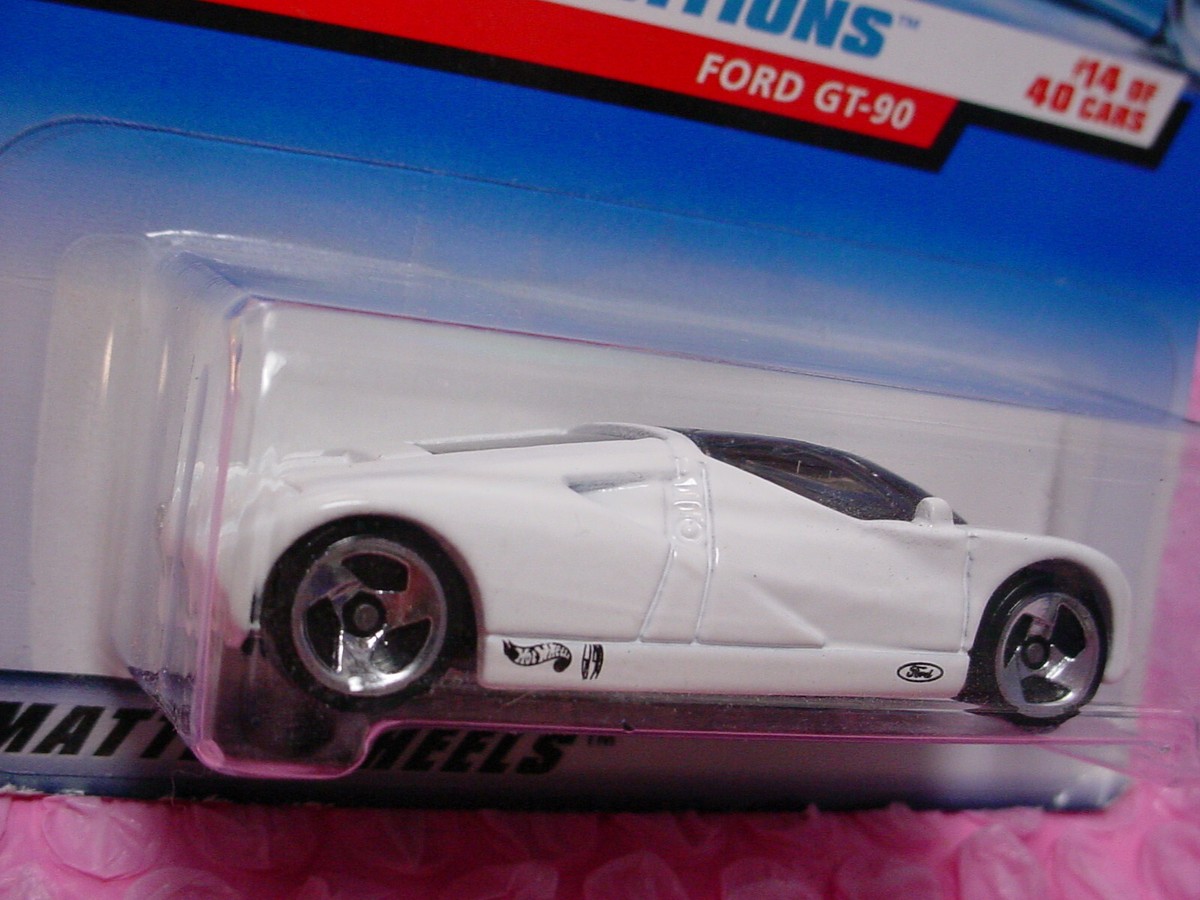 b*d様 Hot Wheels Ford GT40 #9/250 1998 Hot Wheels FORD GT-90 #668 white; 3sp ☆ #14 First