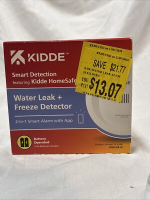 Kidde Smart Water Leak & Freeze Detector 60WLDR 2085 (RP)