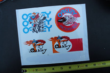 Oakley Sunglasses Racing Motorcycle Motocross V50B Vintage Surfing STICKER Sheet