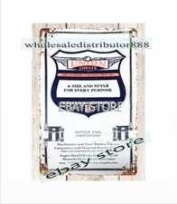 ferramenta 1929 Cassettiera Armadio meccanico commerciante uomo grotta appaltatore insegna latta