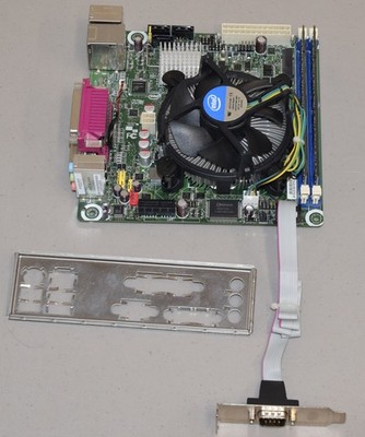 Intel DH61DL ITX Motherboard CPU Combo i3-2120 3.3Ghz 8GB DDR3 IO Shield Serial