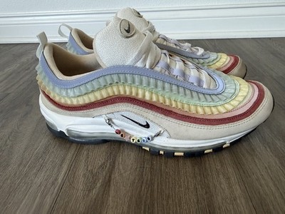 Nike Air Max 97 bt BE TRUE size mens 10 Women s 11.5 Worn once Rainbow   