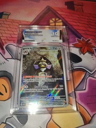 Aegislash Illustration Rare 210/182 ACE GRADED 10 Pokémon Card English