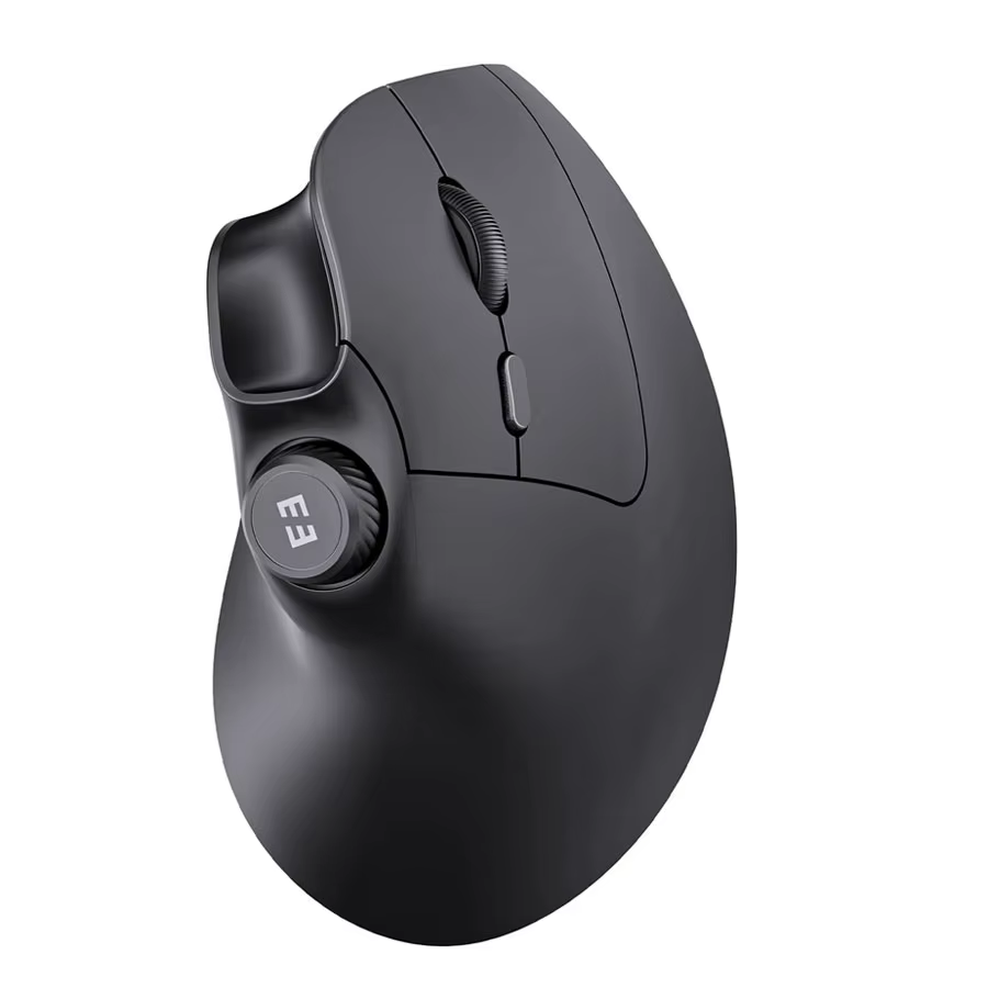 Ergonomic Rechargeable Bluetooth Vertical Mouse Silent Click w/ Volume Knob