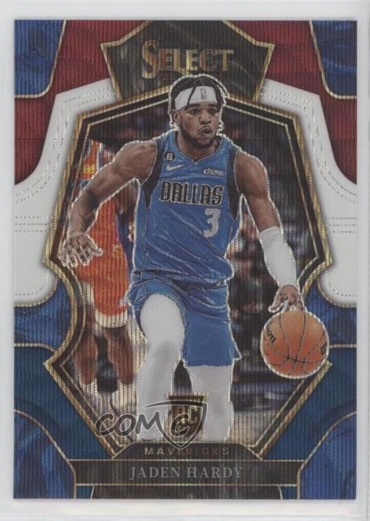 2022-23 Panini Select Premier Level Tri-Color Prizm Jaden Hardy #174 0kr0