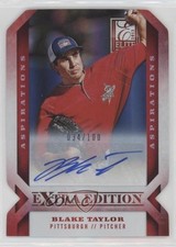 2013 Elite Extra Edition Aspirations Die-Cut Signatures Blake Taylor Auto 0c2