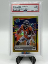 2020 Donruss Optic Preview KJ Hamler  Gold /10 PSA 9