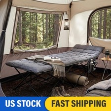 Portable Adults Camping Cot Heavy Duty 600 Lbs Capacity Folding Sleeping Cot