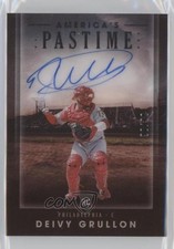 2020 Panini Chronicles America's Pastime Auto 99/99 Deivy Grullon #17 Auto 10q4
