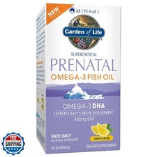 Garden of Life Prenatal DHA Omega 3 Fish Oil Supplement - Minami Natural Pren