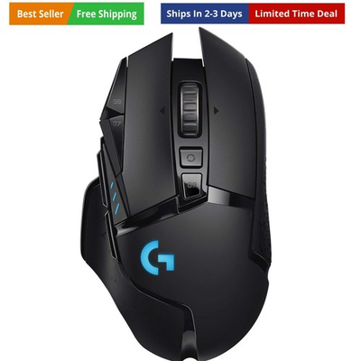 #ad 502 Lightspeed Wireless Gaming Mouse with Hero 16K Sensor PowerPlay Compatib... $136.89