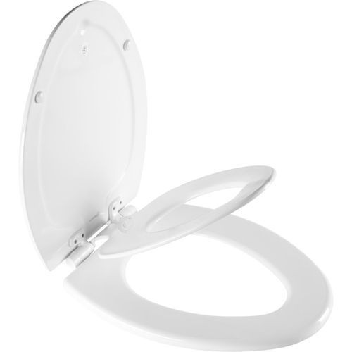 White With Built-in Potty Training Seat Elongated