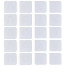  40 Pcs Wall-mounted Storage Buckle Hanging Organiser Pictures Without Nails