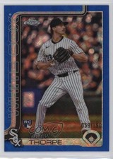 2025 Topps Chrome Logofractor Edition Blue Refractor /150 Drew Thorpe #275 1h31