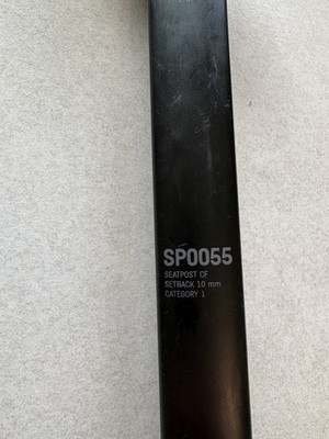 Canyon SP0055 Carbon Fiber Seatpost 27.2mm Black 10mm Setback Road