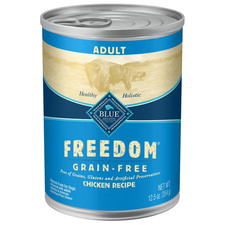 Blue Buffalo Freedom Chicken Pate Wet Dog Food for Adult Dogs,  12.5 oz. Can 3.58 per gallon