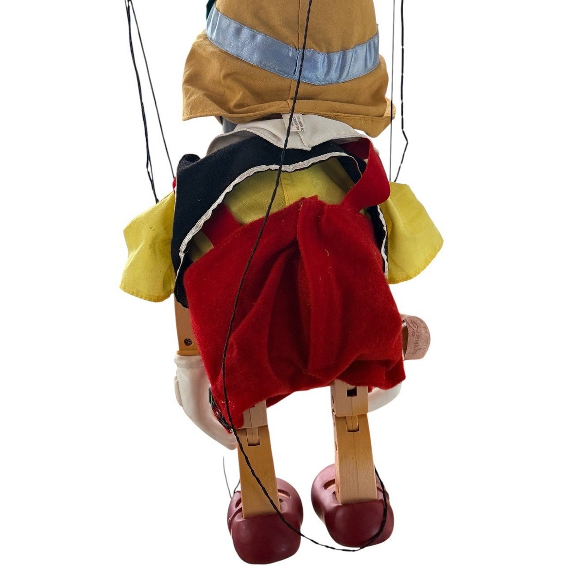 RARE Vintage TELCO Disney Pinocchio Animated Marionette Doll Music