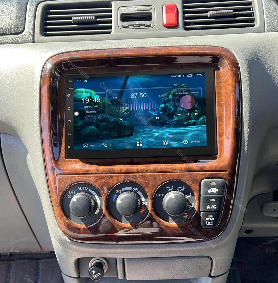 For HONDA CR-V 1997-2001  Wireless CarPlay Android 15 Car Radio Stereo GPS NAVI - Image 3 of 4