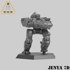 Jenner JR7-D  Sir Mortimer Bombito  3D-Printed Miniature for Battletech