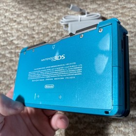 Nintendo 3DS Aqua Blue Handheld Handheld Console System CTR-001 Tested USA