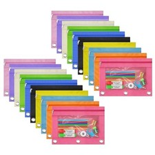 DoDoMagxanadu Estuche para l pices para carpeta, Multicolor, paquete de 20