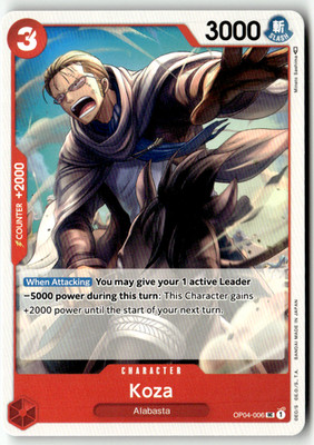 One Piece TCG Bandai No. OP04-006 Koza English