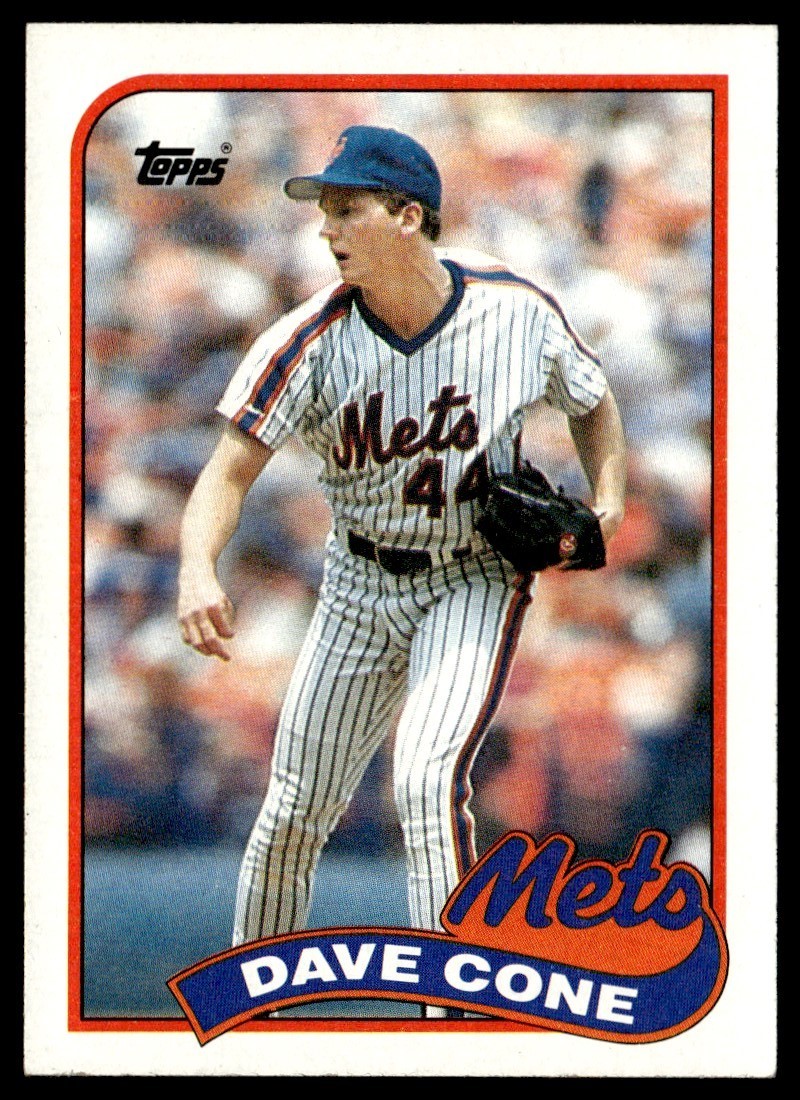 1989 Topps Dave Cone New York Mets #710
