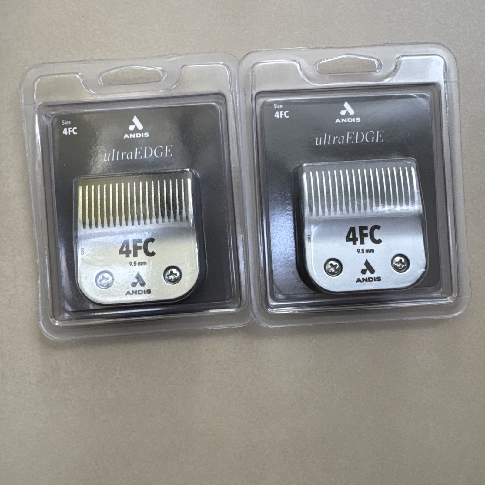2ea Andis Ultra Edge Size 4FC 9.5 mm Detachable Clipper Blade 6156