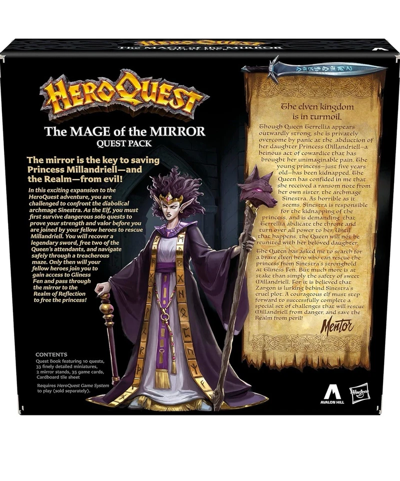 HeroQuest The Mage of The Mirror Expansion Pack Roleplaying Game Brand New - Image 3 of 4