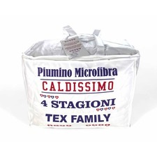 PIUMINO Letto ANALLERGICO Quattro 4 Stagioni Soffice e Morbido Number Four