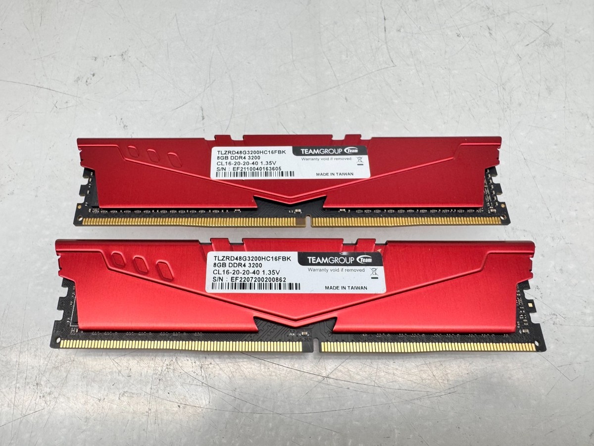 TeamGroup T-Force Vulcan Z 16GB (2x8GB) DDR4 RAM 3200MHz