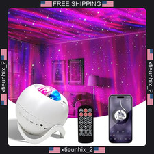 Galaxy Star Projector with Bluetooth Speaker and White Noise for Bedroom