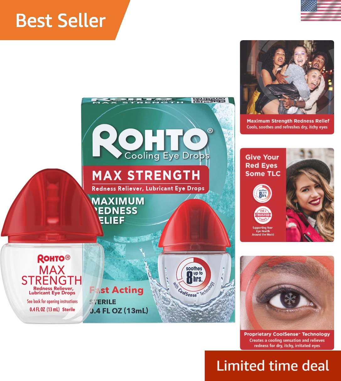 - Fast Relief For Red, Dry, Itchy Eyes 0.4 Fl Oz