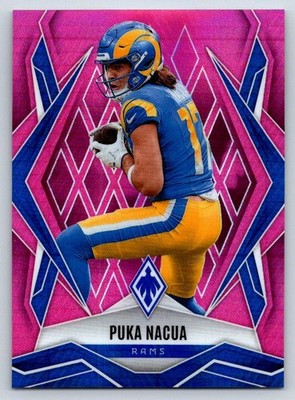 2025 Panini Phoenix Puka Nacua Pink Hyper 119/299 #119