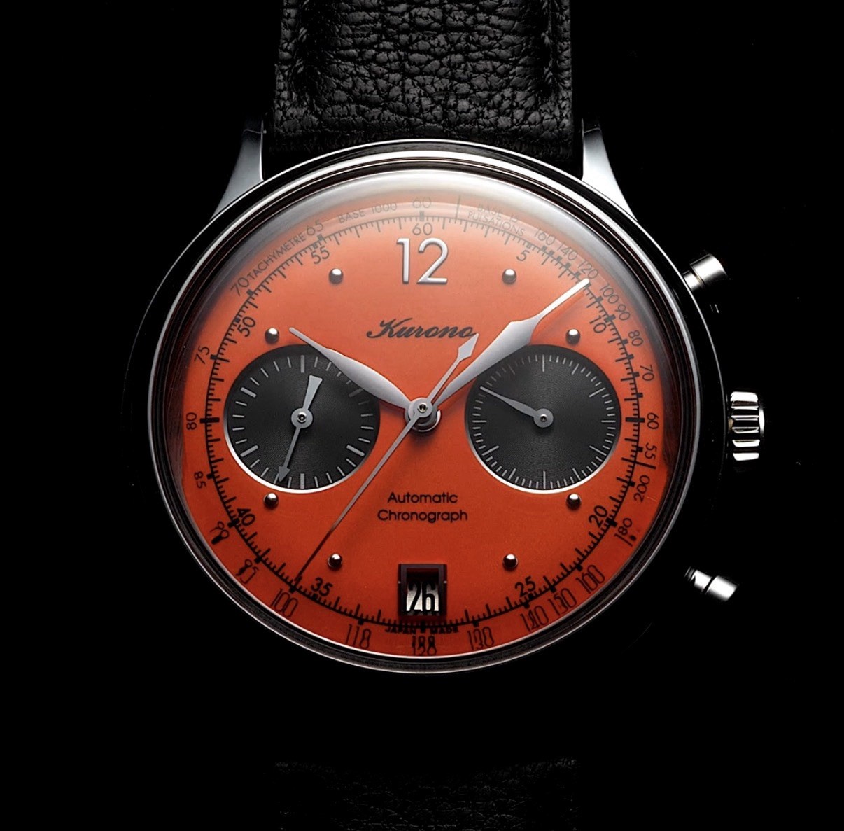 Kurono Tokyo Vermilion Chronograph “SHU”Shanghai Exclusive LE 38mm NE86 FULL SET