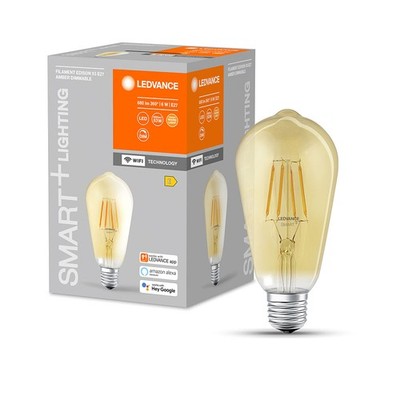LED Smart+ Filament Edison ST64 6W E27 Gold 680lm extra warmweiß dimmbar WiFi