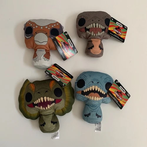 Lot Of 4 Funko POP! Plushies: 6'' Jurassic Beanbag Mini Plush Brand New