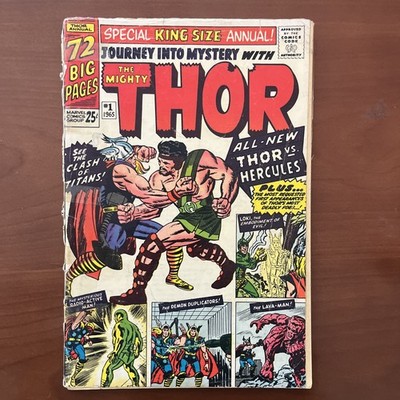 Journey Into Mystery Annual #1. 2.0. 1st App of Hercules and Zeus. C Pix, Notes