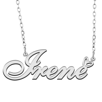 Irene Custom Name Necklace Customized Personalized Plated Name Necklace for - 01