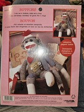 Sock Monkey KIT Leisure Arts 46259 UNOPENED Buttons