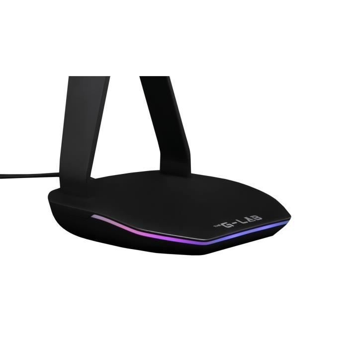 Support de Casque Audio THE G-LAB K-STAND HYDROGEN Noir 2 USB - 3