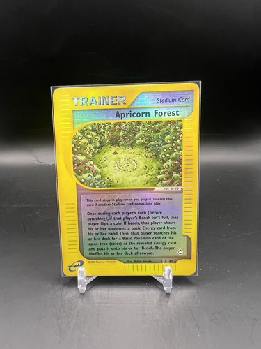Pokémon Apricorn Forest 118/147 Aquapolis Reverse Holo 2002 TCG Card E-Reader