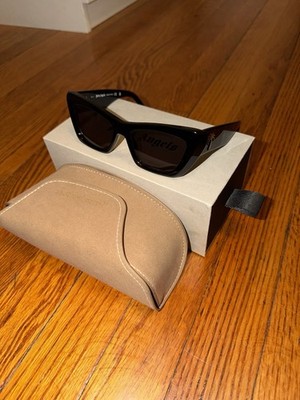 Palm Angels Fairfield Sunglasses Black Dark Grey PERI058 1007 53 17 145