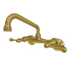 Kingston Brass KS313 Kingston 1.8 GPM Widespread Bridge Kitchen - Brass
