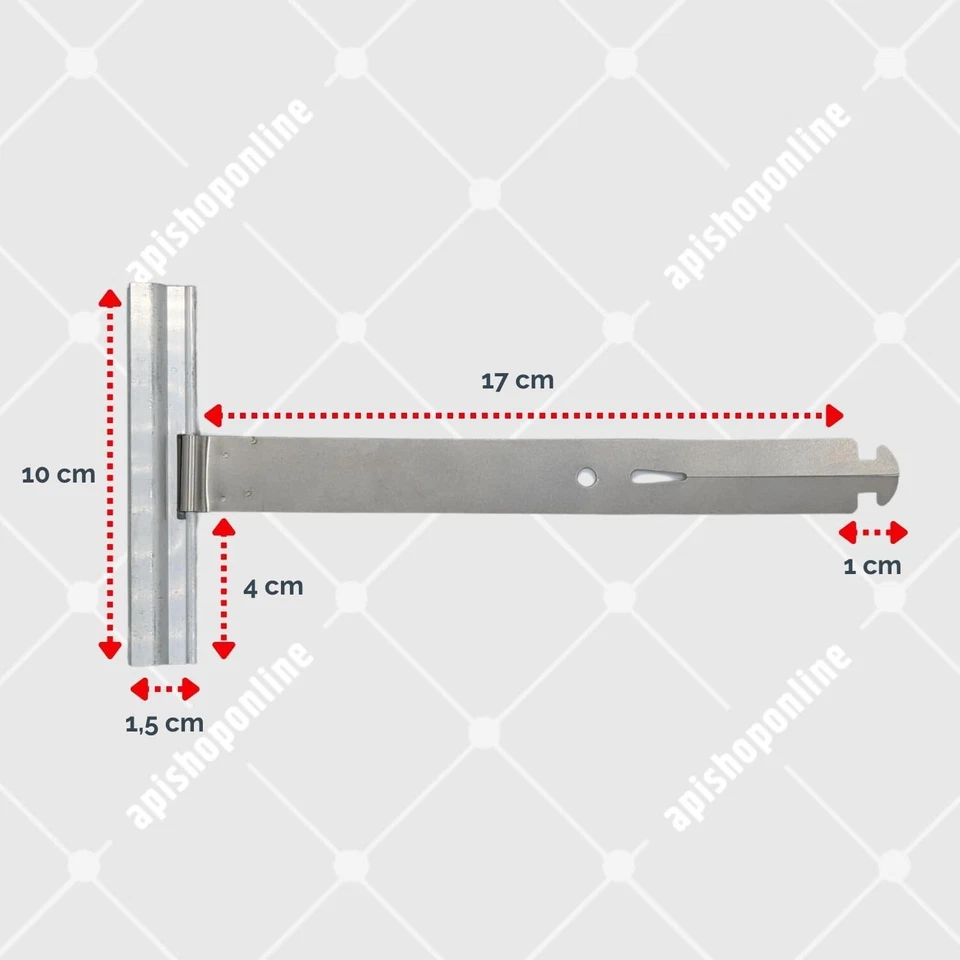 Molla di sospensione in acciaio per rullo tapparelle fissaggio Linguetta gancio - Immagine 2 di 2